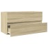 Armario lavabo madera contrachapada roble Sonoma 90x38,5x45
