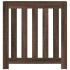 Cubierta de radiador madera ingeniería marrón roble 78x20x82