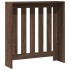 Cubierta de radiador madera ingeniería marrón roble 78x20x82