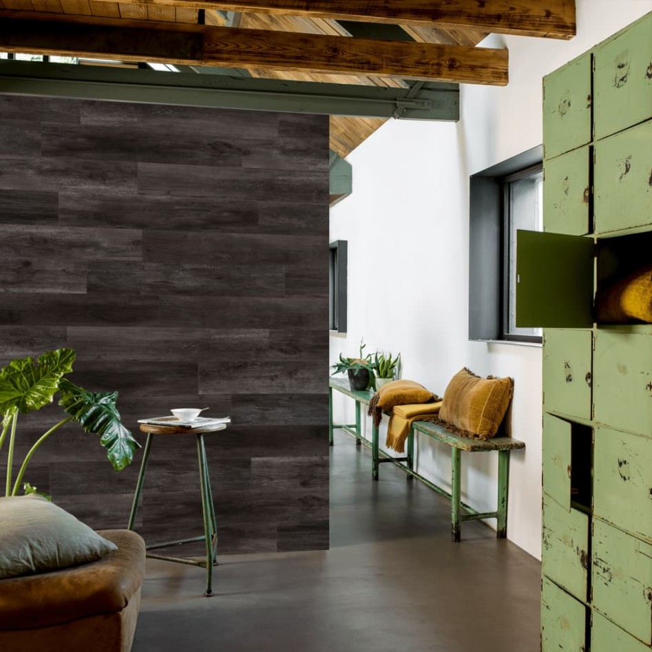 WallArt Tablones aspecto madera GL-WA33 30 uds roble carbón