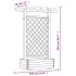 Pérgola con jardinera de madera 162x56x204
