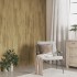 Paneles de pared con aspecto de madera PVC marrón 4,12