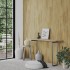 Paneles de pared con aspecto de madera PVC marrón 4,12