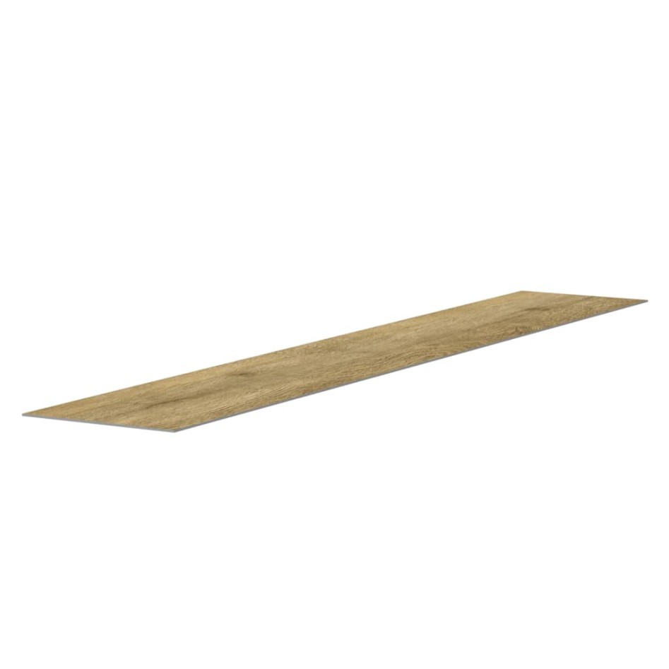 Paneles de pared con aspecto de madera PVC marrón 4,12