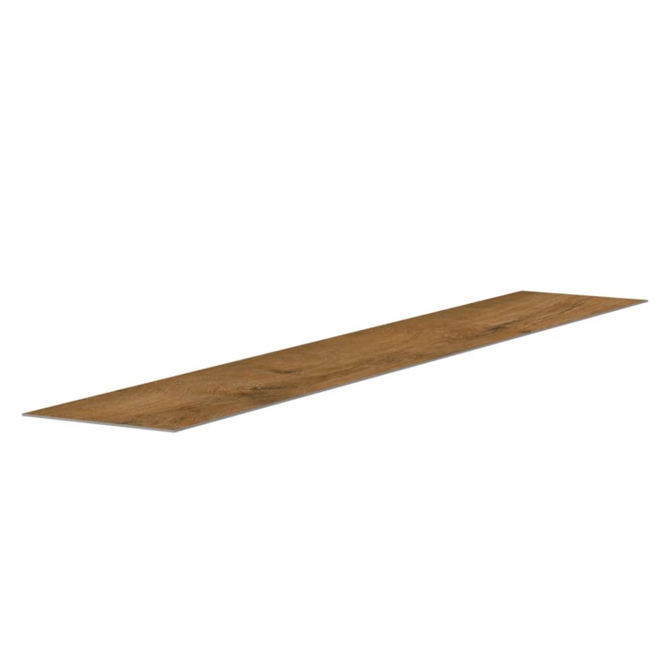 Paneles de pared con aspecto de madera PVC marrón 4,12
