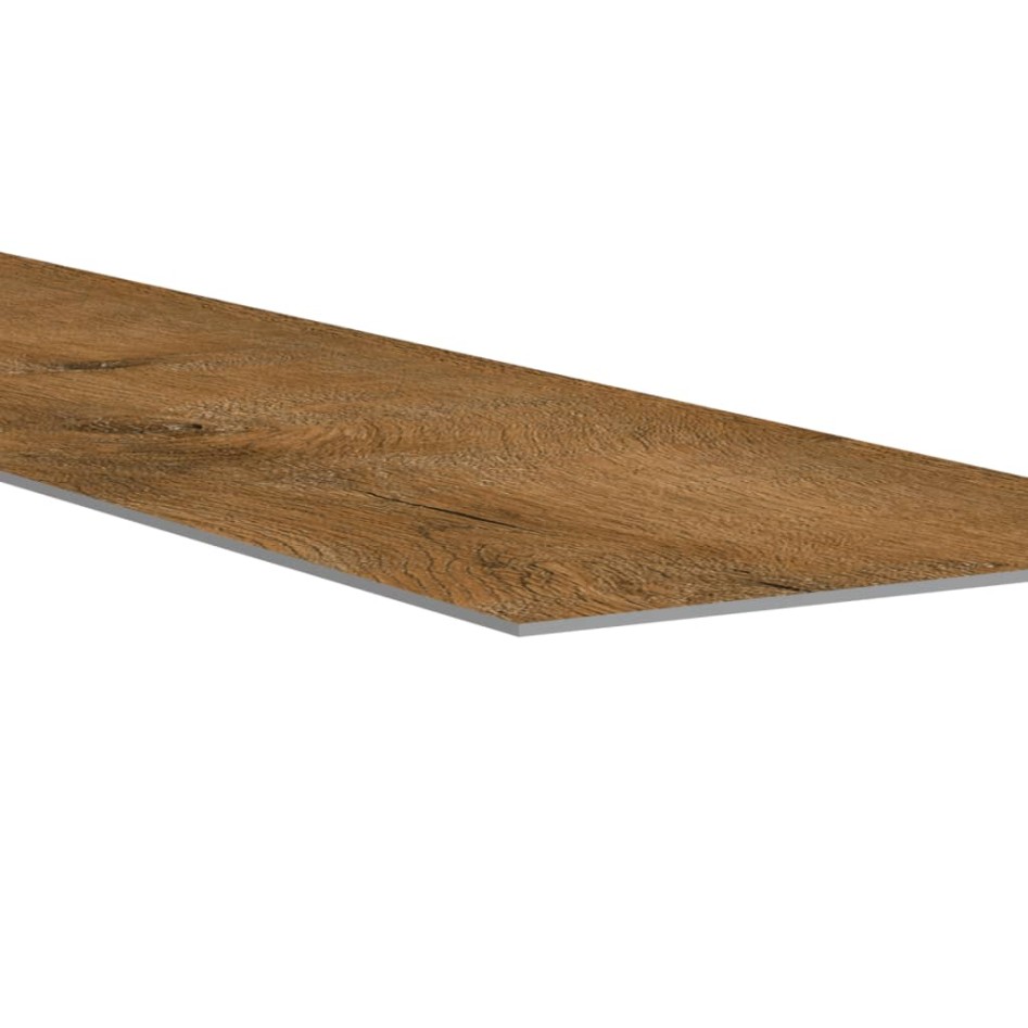 Paneles de pared con aspecto de madera PVC marrón 4,12