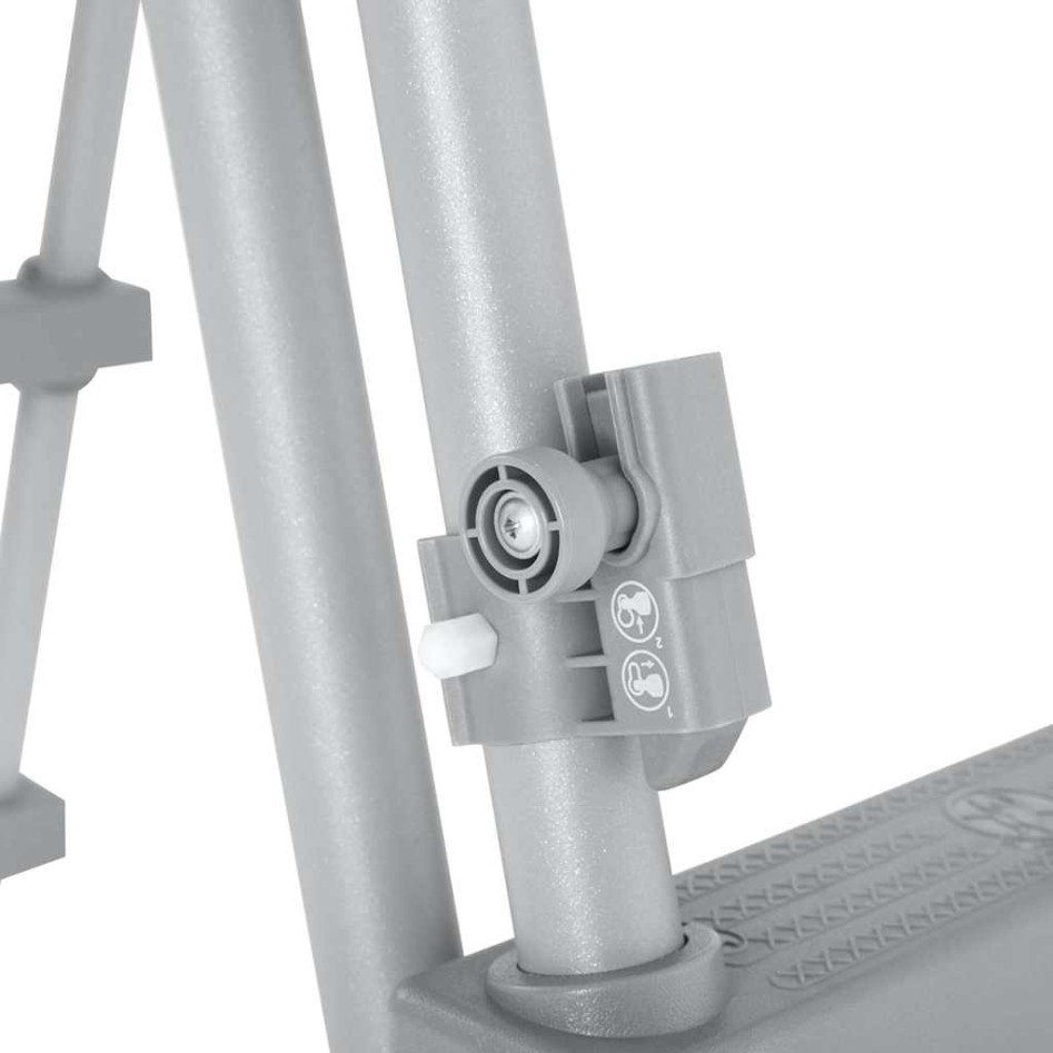Bestway Escalera de piscina de 4 peldaños Flowclear 107