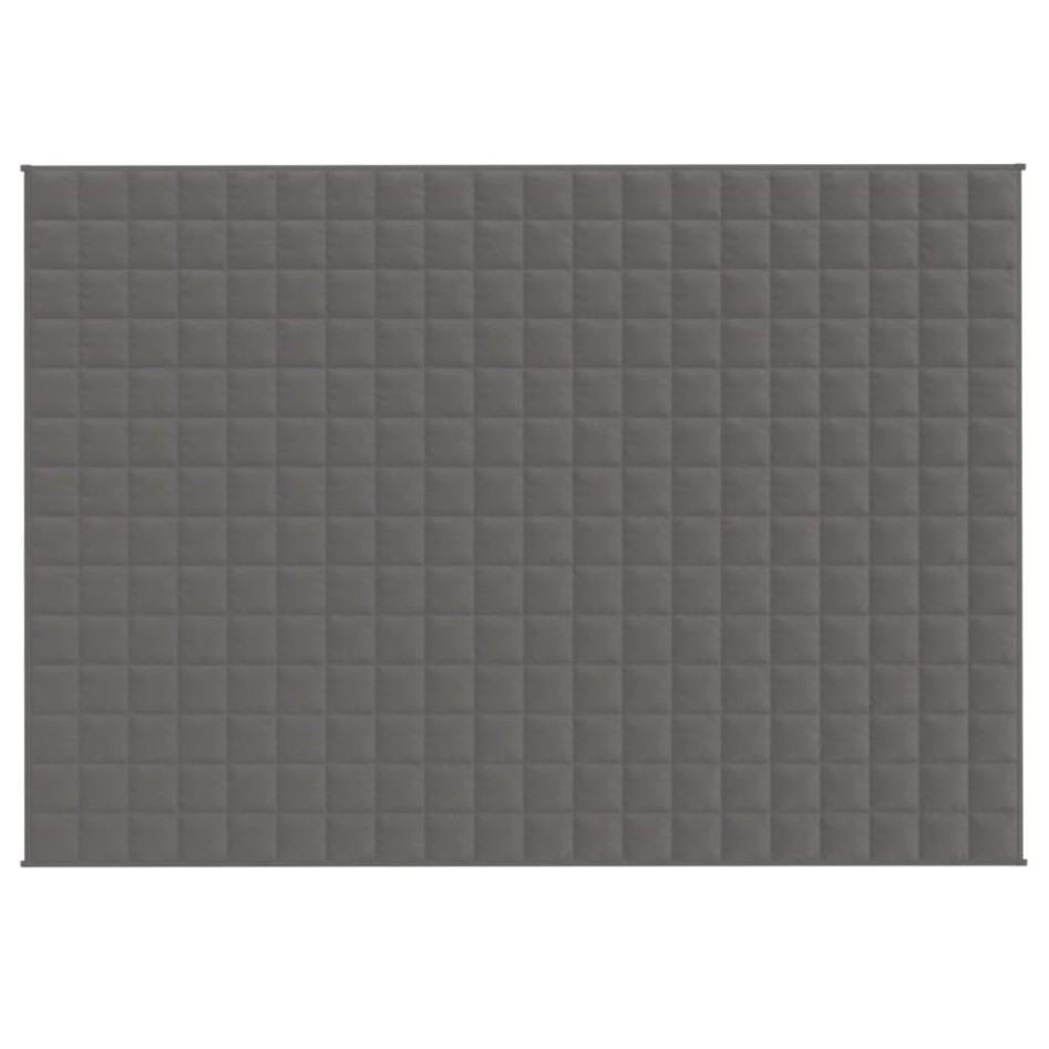 Manta con peso tela gris 140x200 cm 10