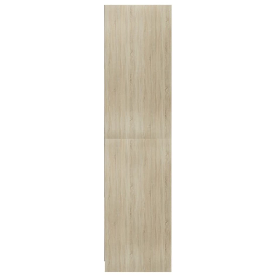 Armario de madera contrachapada roble sonoma 100x50x200