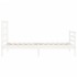 Estructura de cama con cabecero madera maciza