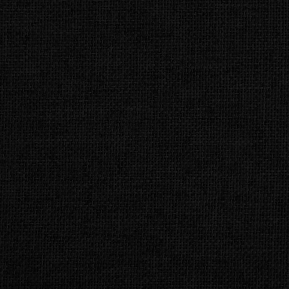 Sofá para niños de tela negro 50x40x30