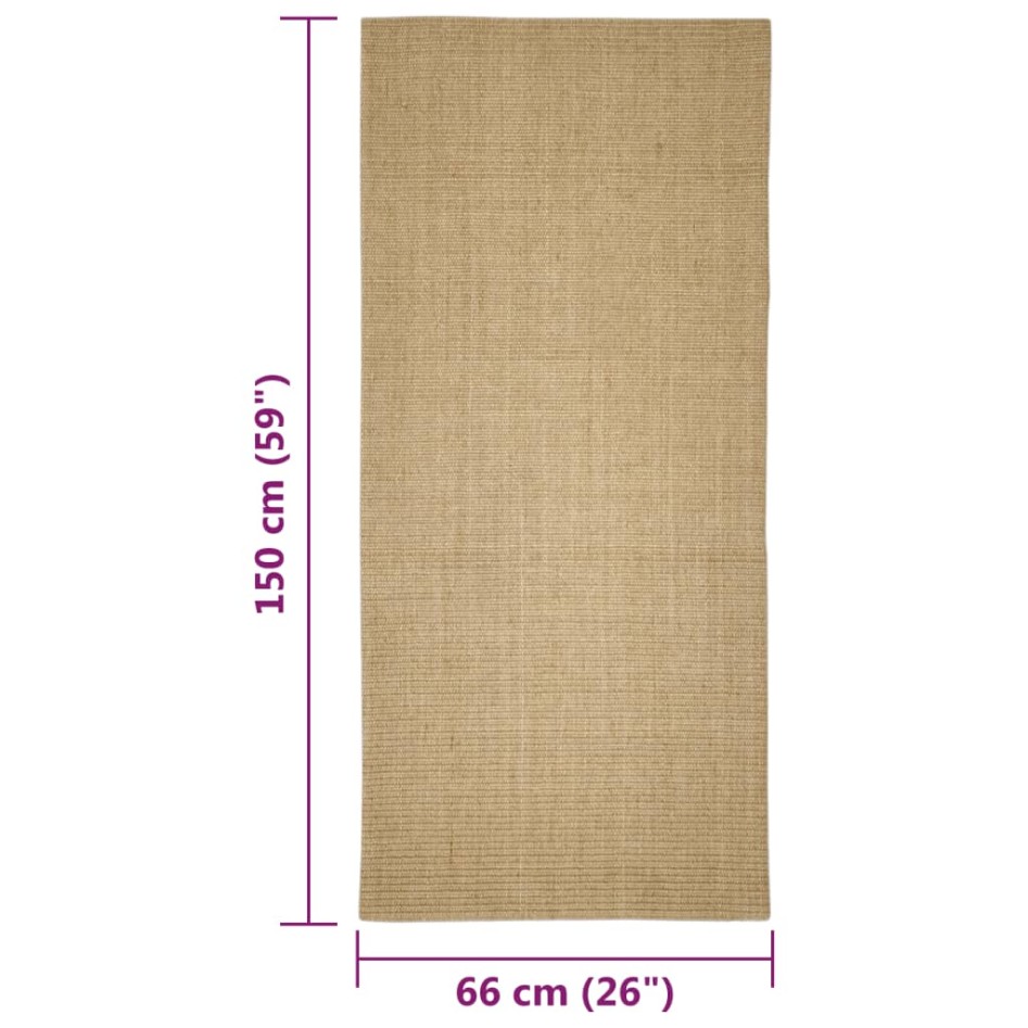 Alfombra de sisal para rascador 66x150