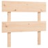 Estructura de cama con cabecero madera maciza 90x200