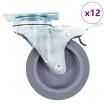 Ruedas giratorias 12 unidades 75 mm