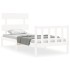 Estructura de cama con cabecero madera maciza