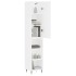 Aparador alto madera contrachapada blanco 34,5x34x180