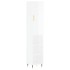 Aparador alto madera contrachapada blanco brillo 34,5x34x180