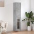 Aparador de madera contrachapada gris hormigón 34,5x34x180