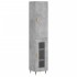 Aparador de madera contrachapada gris hormigón 34,5x34x180