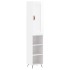 Aparador alto madera contrachapada blanco brillo 34,5x34x180