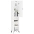 Aparador alto madera contrachapada blanco 34,5x34x180