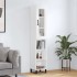 Aparador alto madera contrachapada blanco 34,5x34x180