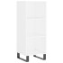 Aparador alto madera contrachapada blanco 34,5x34x180