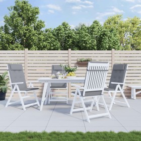 Cojines de silla con respaldo alto 4 uds tela Oxford