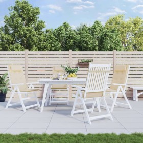 Cojines de silla con respaldo alto 4 uds tela Oxford