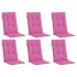 Cojines para sillas con respaldo alto 6 uds tela