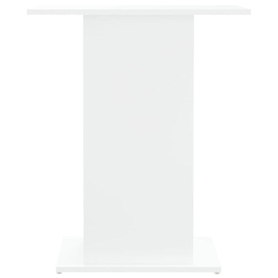 Soporte para acuario madera de ingeniería blanco