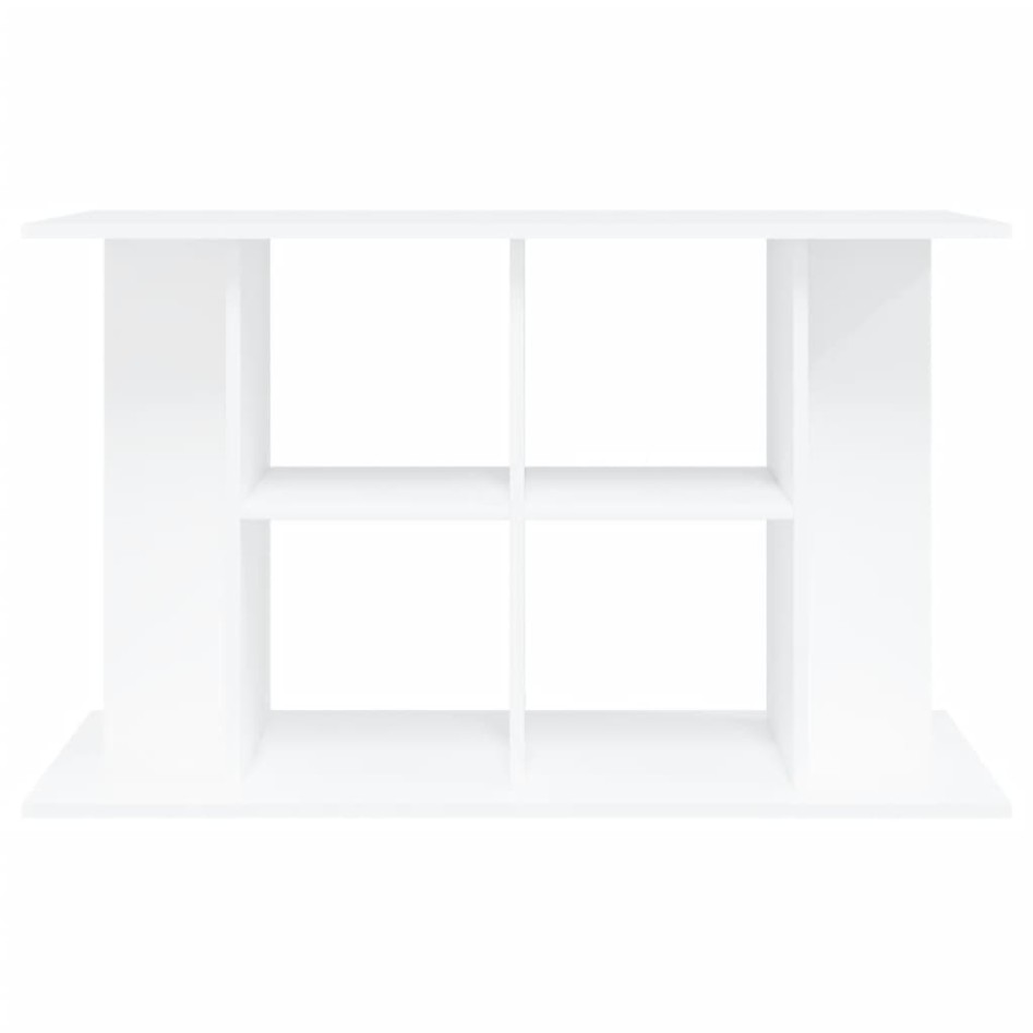 Soporte para acuario madera de ingeniería blanco 100x40x60