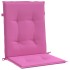Cojines para silla con respaldo bajo 4 uds tela