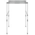 Tendedero de ropa aluminio 83x(50-55)x(40-85)