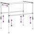 Tendedero de ropa aluminio 83x(50-55)x(40-85)