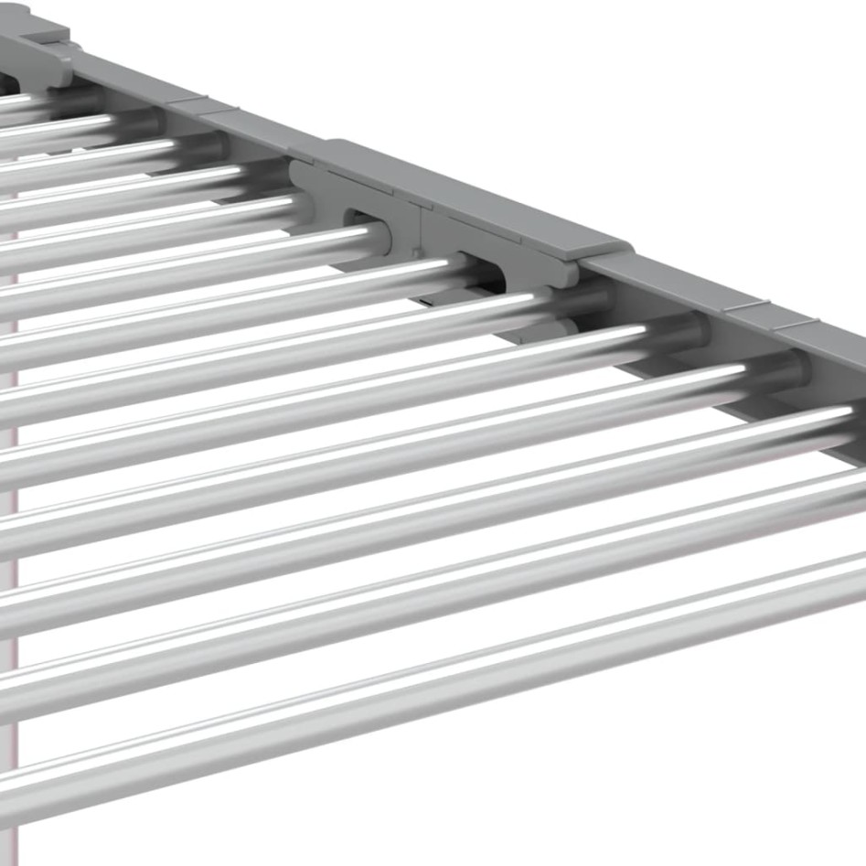 Tendedero de ropa aluminio 83x(50-55)x(40-85)