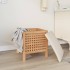 Taburete de baño madera maciza nogal 48x47,5x52