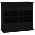 Soporte para acuario madera de ingeniería negro 81x36x73