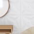 Paneles de pared 24 uds XPS estrella blanco 50x50 cm 6