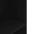 Soporte para acuario madera de ingeniería negro 80x35x60