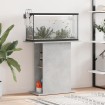 Soporte de acuario madera ingeniería gris hormigón 75x36x72,5cm