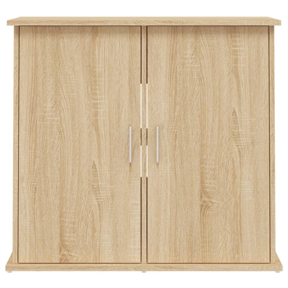 Soporte para acuario madera ingeniería roble Sonoma 81x36x73