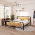 Estructura de cama de metal 180x200