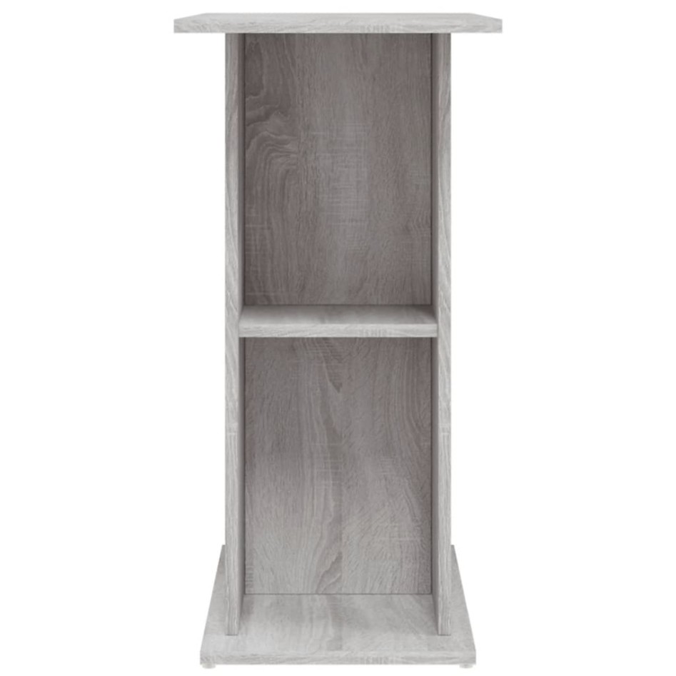 Soporte de acuario madera ingeniería gris Sonoma 75x36x72,5