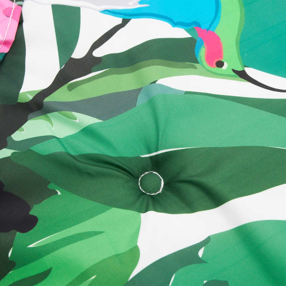 Cojines para silla de jardín 6 uds tela multicolor 40x40x3