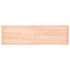 Tablero de mesa madera maciza borde natural 220x60x(2-6)