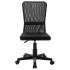 Silla de oficina de tela de malla negra 44x52x100