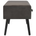 Mesa de centro de terciopelo gris 80x40x46