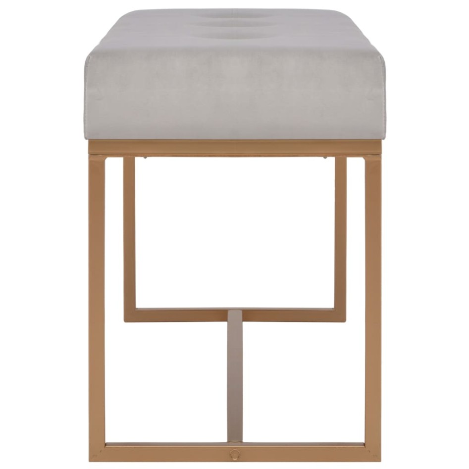 Banco 80 cm terciopelo