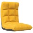 Tumbona de suelo plegable de tela amarillo